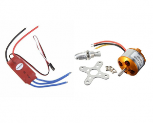 A2212 13T 1400KV Brushless Motor for Drone and SimonK 30A ESC