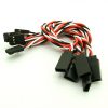 20Cm Futaba 22Awg Twisted Extension Wire M To F - 2Pcs