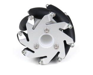 60mm Aluminum LEGO Compatible Mecanum Bearing Rollers Wheel-Right