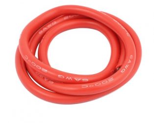 High Quality 6AWG Silicone Wire 0.5m (Red)