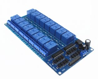 5V 16 Channel Relay Module with Light Coupling LM2596S Power Supply