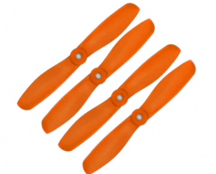 Orange HD Propellers 5045(5X4.5) Glass Fiber Nylon Bullnose Propeller 2CW+2CCW-2pairs Orange