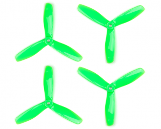Orange HD Propellers 5045(5X4.5) Tri Blade Bullnose Polycarbonate Green 2CW+2CCW-2pairs