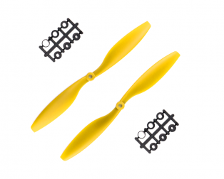 Orange HD Propellers 1045(10X4.5) ABS Yellow 1CW+1CCW-1pair