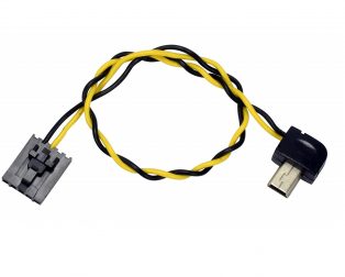 Mini USB (90° Connector) to FPV AV Output Cable for GoPro Hero 3