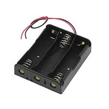 Black Plastic Storage Box Case Holder For Battery 3 x 18650 Cell Box
