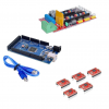 Ramps 1.4 3D Printer Controller+Mega2560 With Cable Compatible With Arduino +5Pcs A4988 Driver With Heat Sink Kit
