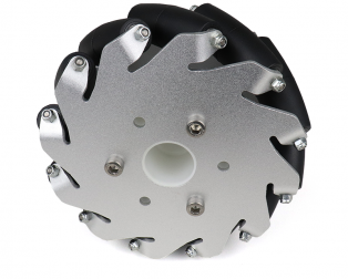 EasyMech 127mm Aluminium Mecanum wheels (Bearing type rollers) - Right