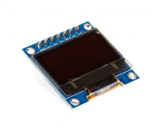 0.96 inch OLED Display Module - SPI/I2C - 128x64 - 7 Pin (Blue)