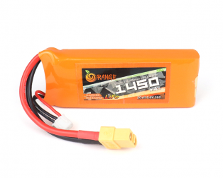 Orange 6.6V 1450mAh 30C 2S Lithium Iron Phosphate (LiFePO4) Battery Pack