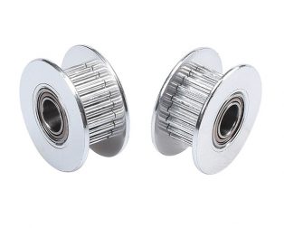 Aluminum GT2 Timing Idler Pulley For 6mm Belt 20 Tooth 5mm Bore – 2Pcs