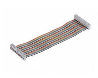 40 Pin Colorful Rainbow GPIO Female to Female Cable 20CM for Raspberry Pi