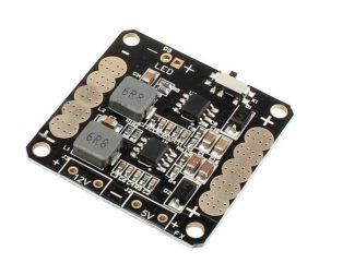CC3D V2 ZMR Power Distribution Board with Dual BEC LC Filter & LED Switch