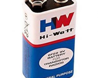 9V Original HW High-Quality Battery-5Pcs.