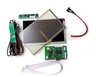 7 Inch LCD Touch Display With HDMI Driver Board Kit For Raspberry Pi