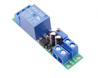 DC 12V Switch Delay-Relay Module with Adjustable Delay Time 0~25 Second Signal Triggering Switch Module