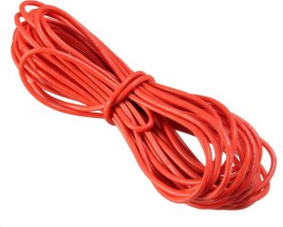 High Quality Ultra Flexible 14AWG Silicone Wire 5m (Red)