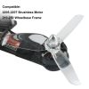 Orange Hd 4052(40X5.2) Tri Blade Flash Propellers 2Cw+2Ccw 2 Pair-Transparent