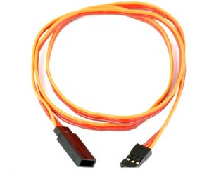 SafeConnect FLAT 60CM 26AWG Servo Lead Extension (JR) Cable
