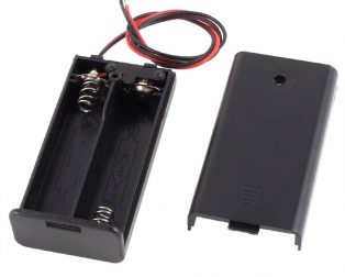AA x 2 Battery holder with cover and On/Off Switch