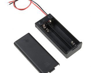 2 x 1.5V AAA battery holder with cover and OnOff Switch