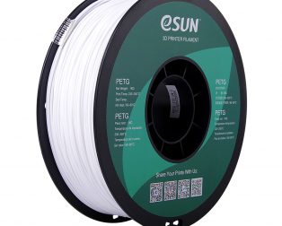 eSun PETG 1.75mm 3D Printing Filament 1kg-Solid White