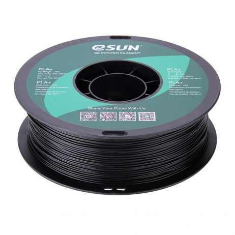 Esun Pla+ 1.75Mm 3D Printing Filament 1Kg-Black