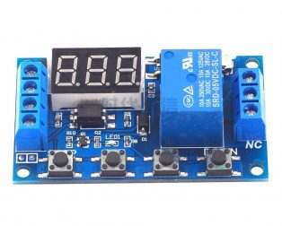 6-30V 1-Channel Delay Power Relay Module with Onboard Adjustable Timing Cycle