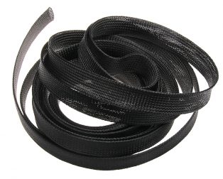 Nylon 25mm Expandable Braided Sleeve for Wire Protection