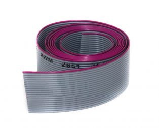 Gray Flat Ribbon Cable 20 wire per 1 meter