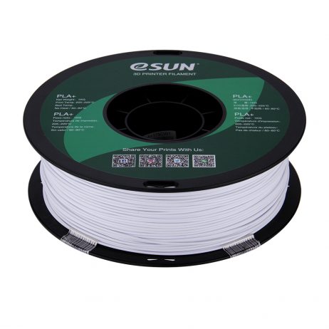 Esun Pla+ 1.75Mm 3D Printing Filament 1Kg-Cold White