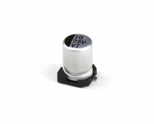 10 uF 25V Surface Mount Electrolytic Capacitor (Pack of 20)