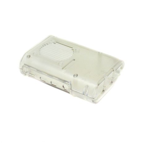 Raspberry Pi 4 Transparent Compact Abs Case With Cooling Fan Slot