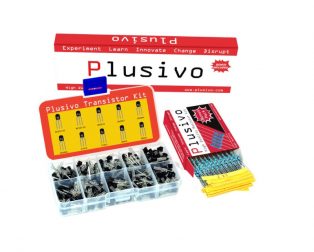 Plusivo BJT Transistors Assortment Kit with Bonus Resistor Pack