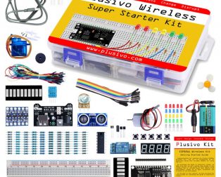Plusivo Wireless Super Starter Kit with ESP8266 (Programmable With Arduino IDE)
