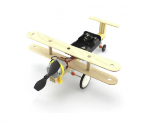 DIY Educational Toy Kit Single Propeller Glider Plane