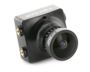 Foxeer HS1190 Arrow 2.8mm 600TVL CCD OSD NTSC/PAL IR Block/IR Sensitive FPV Camera w/ Bracket Black PAL