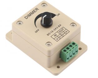 12V-24V 8A Adjustable Dimmer Switche For Single LED Strip