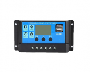 20A Intelligent LCD Solar Controller with USB Output Port