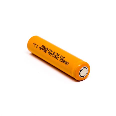 Orange Ifr10440 200Mah Lifepo4 Battery