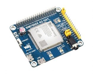 Waveshare SIM7600G-H 4G HAT For Raspberry Pi, LTE Cat-4 4G / 3G / 2G Support
