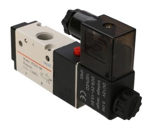 DC12V 1/4'' 3 Way 2 Position Pneumatic Solenoid Valve for Water Air Gas