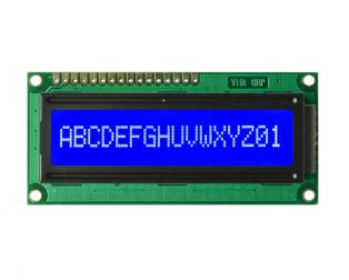 JHD 16×1 Character LCD Display With Blue Backlight