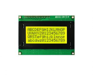 Original JHD 16×4 Character LCD Display With Yellow Backlight