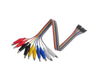 10Pin Alligator Clips Jumper Wires Crocodile Dupont Line with Female Connector Cable