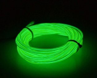 5M Neon Light Dance Party Decor Light Neon LED Lamp Flexible EL Wire Rope Tube Waterproof LED Strip