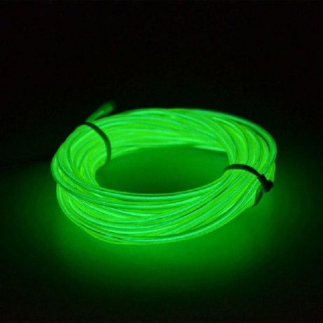 5M Neon Light Dance Party Decor Light Neon Led Lamp Flexible El Wire Rope Tube Waterproof Led Strip