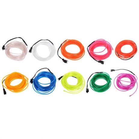 5M Neon Light Only El Wire -Yellow