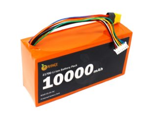 Orange NMC 21700 22.2V 10000mAh 3C 6S2P Li-Ion Battery Pack
