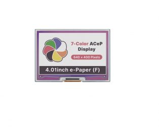 Waveshare 4.01inch 640×400 Pixels ACeP 7-Color E-Paper E-Ink Display HAT for Raspberry Pi